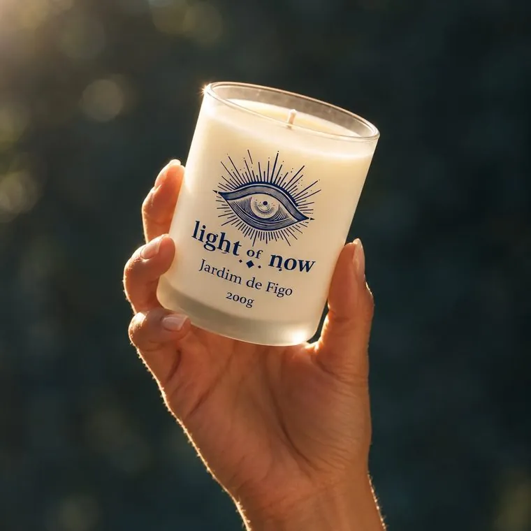 Vela aromática Jardim de Figo da Light of Now