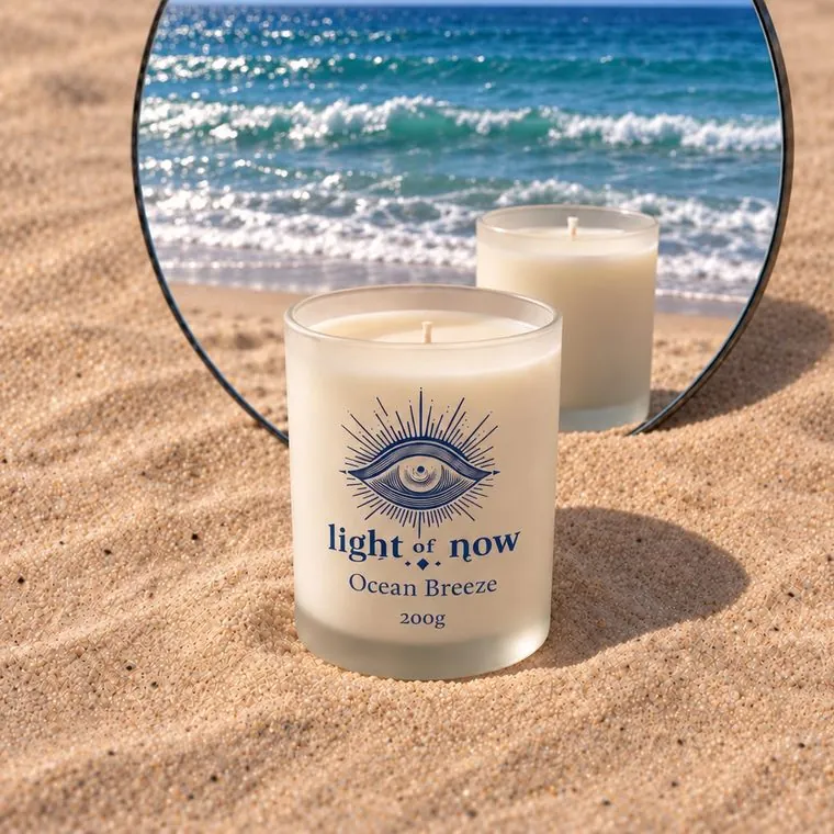 Vela aromática Ocean Breeze da Light of Now